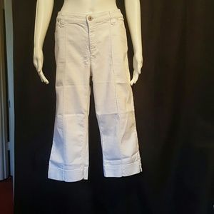 Chico's Platinum denim, White Capri size 2.5